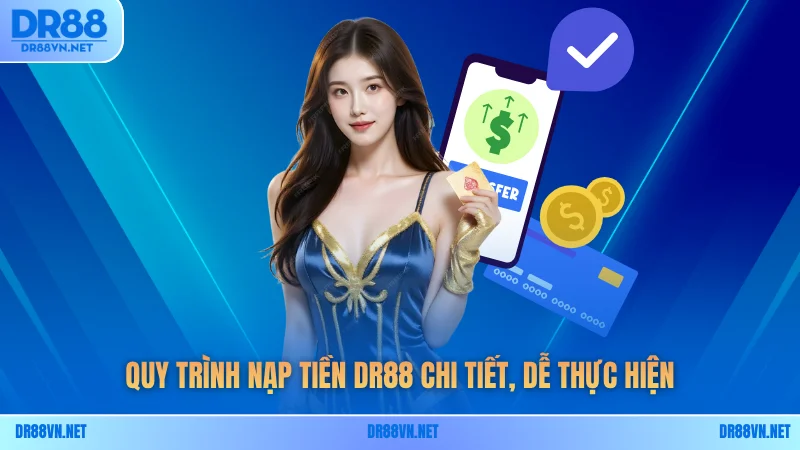 Quy trình nạp tiền DR88 chi tiết, dễ thực hiện Quy trình nạp tiền DR88 chi tiết, dễ thực hiện