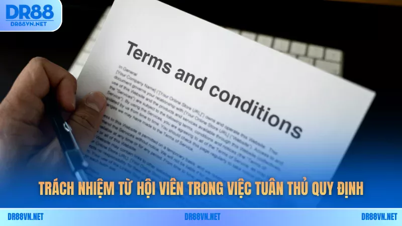 Trách nhiệm từ hội viên trong việc tuân thủ quy định Trách nhiệm từ hội viên trong việc tuân thủ quy định
